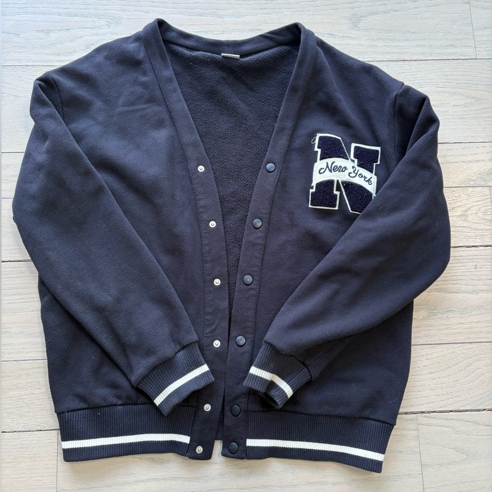 Zara Women’s Navy and Black Cardigan